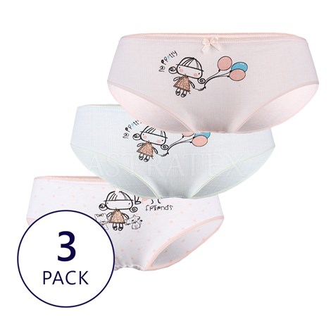 3PACK dvch bavlnnch kalhotek Balloons - Novinky, Akce,  Novinky