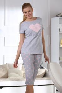 Dmsk pyamo Hearts grey