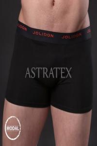 Pnsk boxerky JOLIDON Silk Touch Black