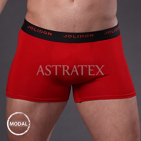 Pnsk boxerky JOLIDON Silk Touch Red - Modalov prdlo, Pnsk prdlo,  Modalov prdlo