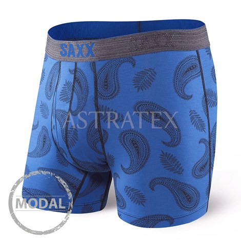 Pnsk boxerky SAXX Platinum Paisley Blue - Boxerky, Pnsk prdlo,  Boxerky,  Vcebarevn boxerky